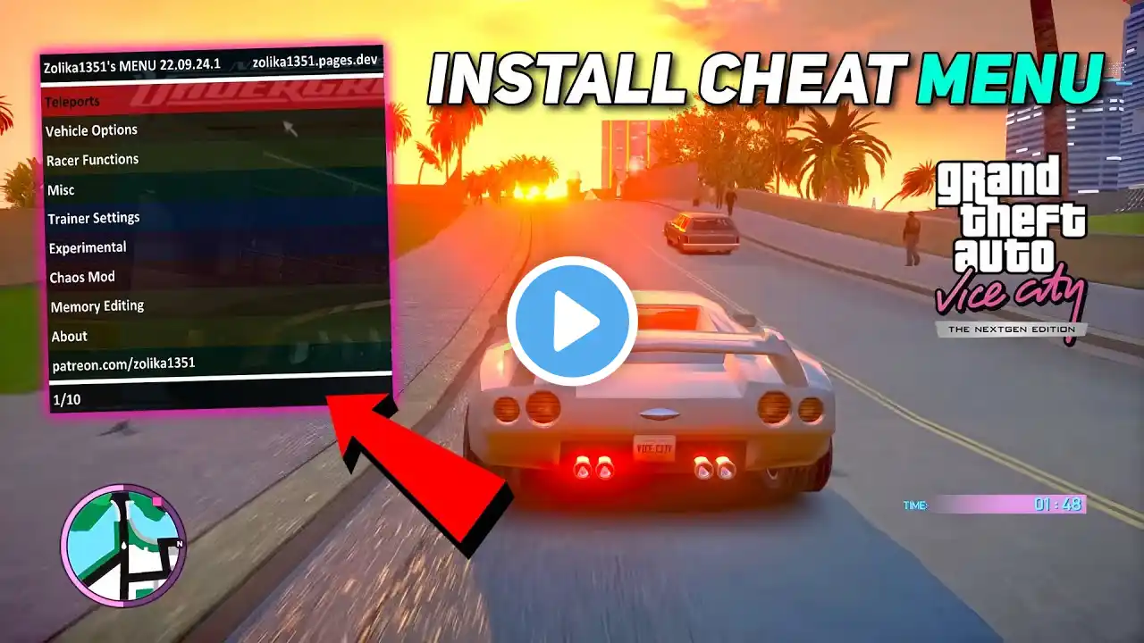 HOW TO INSTALL CHEAT MENU IN GTA VICE CITY NEXTGEN EDITION | Hindi/Urdu