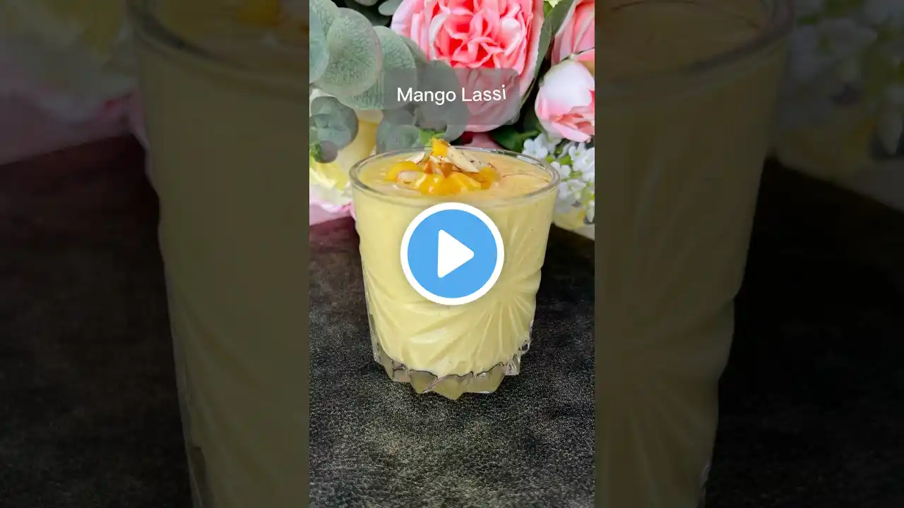 Mango Lassi in 2 minutes #mango #lassi #summerdrink #shorts #viral #buttermilk #love #jjskitchen