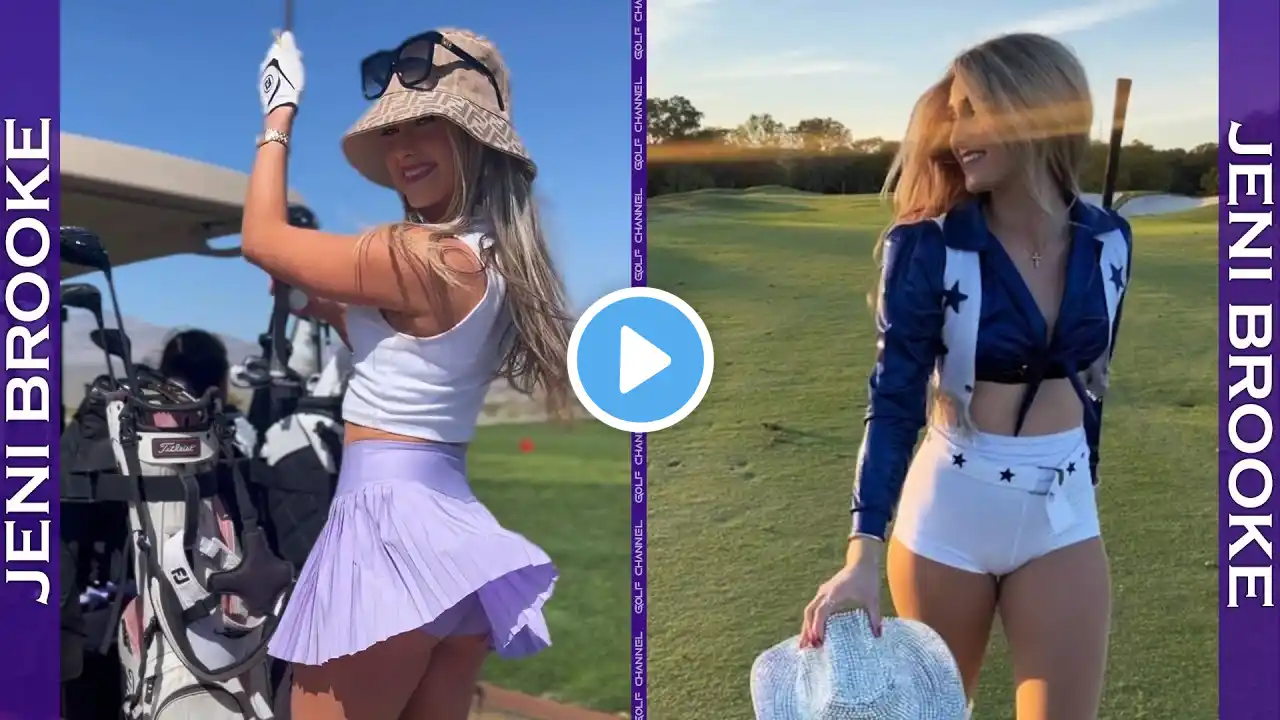 Amazing Golf Swing you need to see | Golf Girl awesome swing | #golf  #shorts  Jeni Brooke