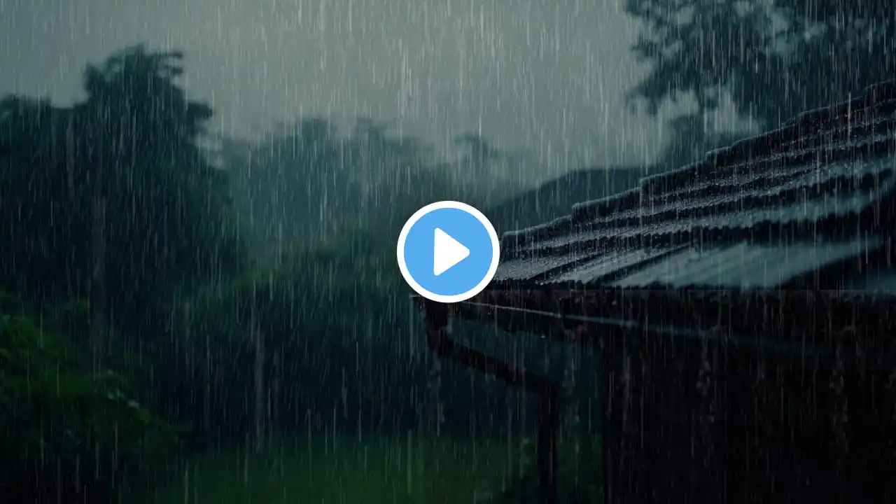 Warm & Rainy Evening at Home 🌧️ Comforting Sounds for Relaxation