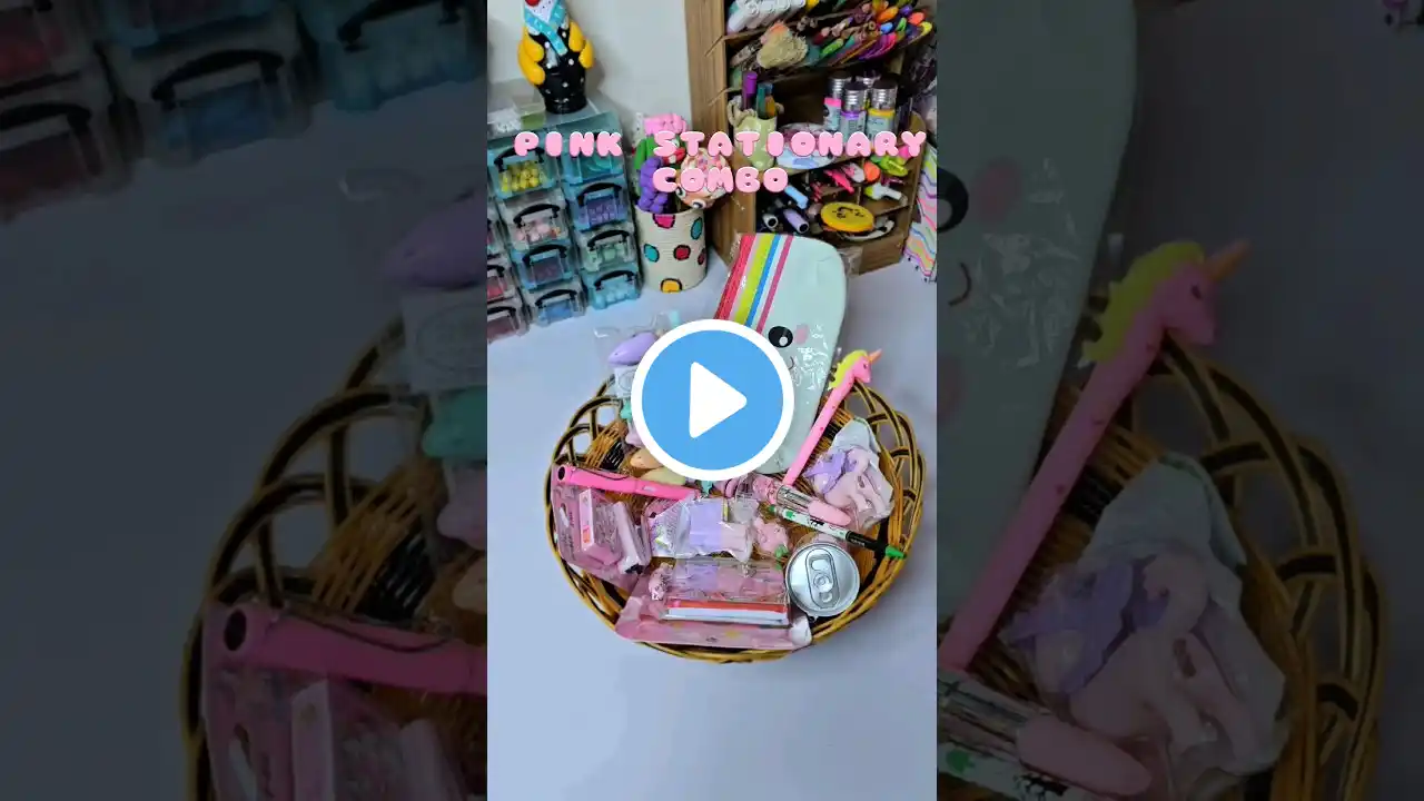 Cute pink 💗 Stationary Haul ....😱WOW #shorts #viral #youtubeshorts #vstore #Stationary