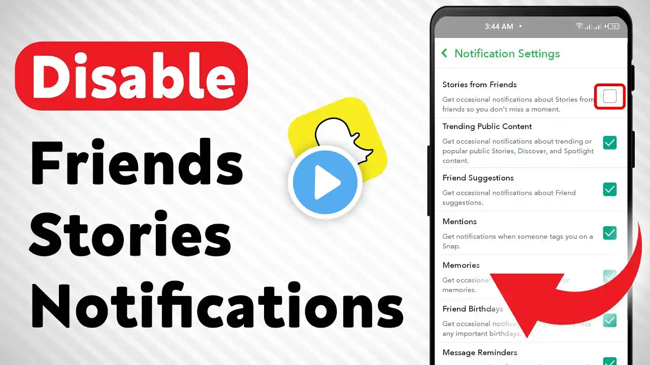 How to Disable Friends Stories Notifications on Snapchat (Updated)