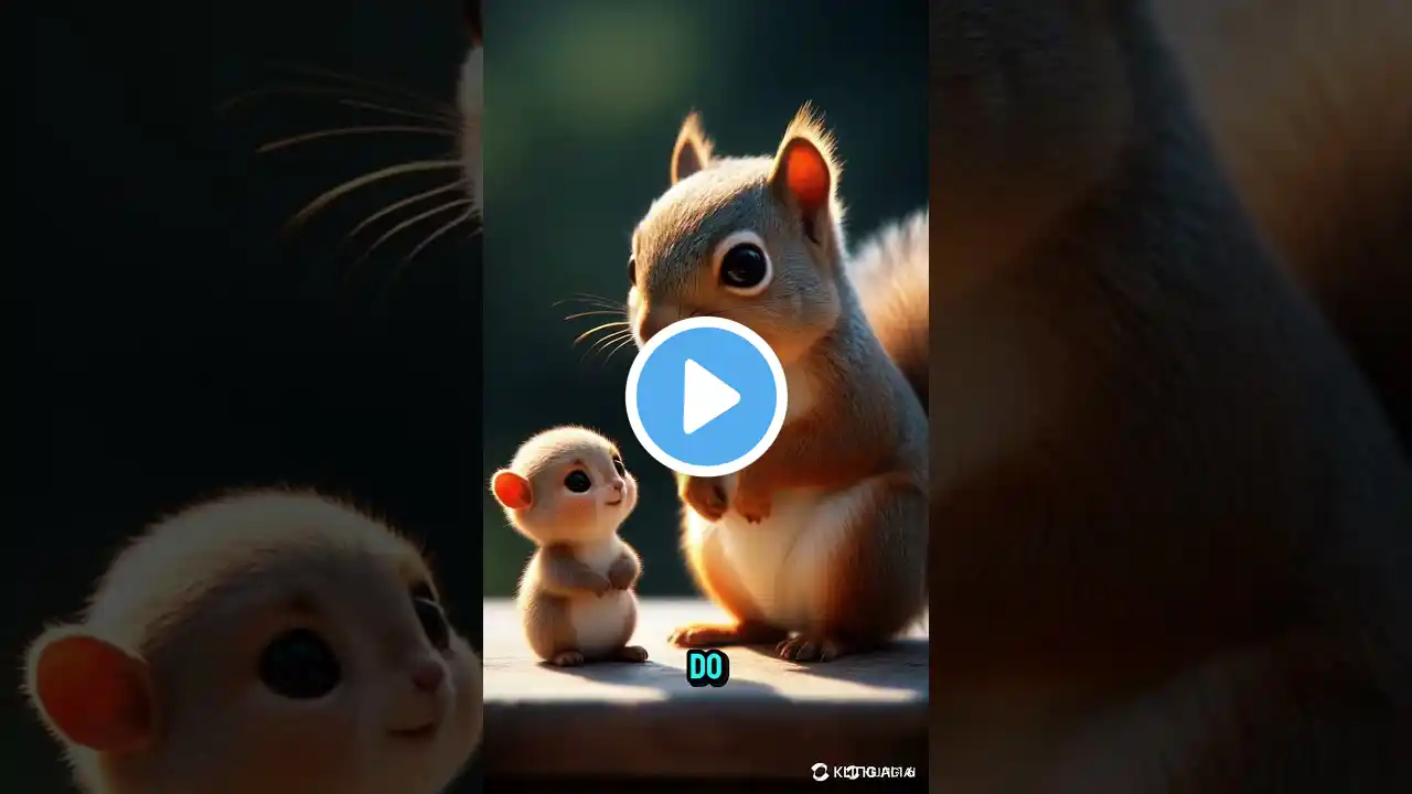 The Kind Little Squirrel 🐿️ | Animated Short Film | Kids Moral Story | (Part 1) #shorts #kindness