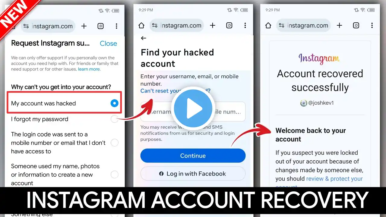 How to Recover Hacked Instagram Account 2025 | Instagram Hacked Account Recovery 2025