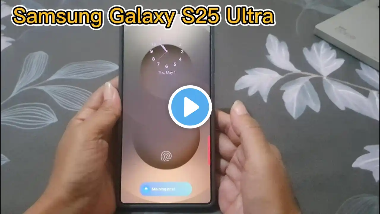 How to automatically turn on your Samsung Galaxy S25 Ultra screen when you pick up your phone