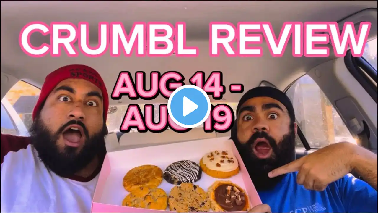 CRUMBL COOKIES REVIEW - COOKIES & CREAM, HUMMINGBIRD CAKE, SNICKERDOODLE, CARAMEL SHORTBREAD !!!!