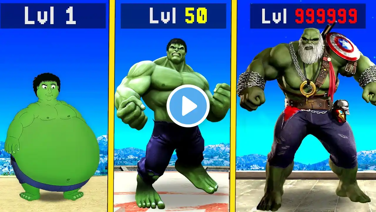 Upgrading 1 Level HULK to 1000000 Level in GTA 5