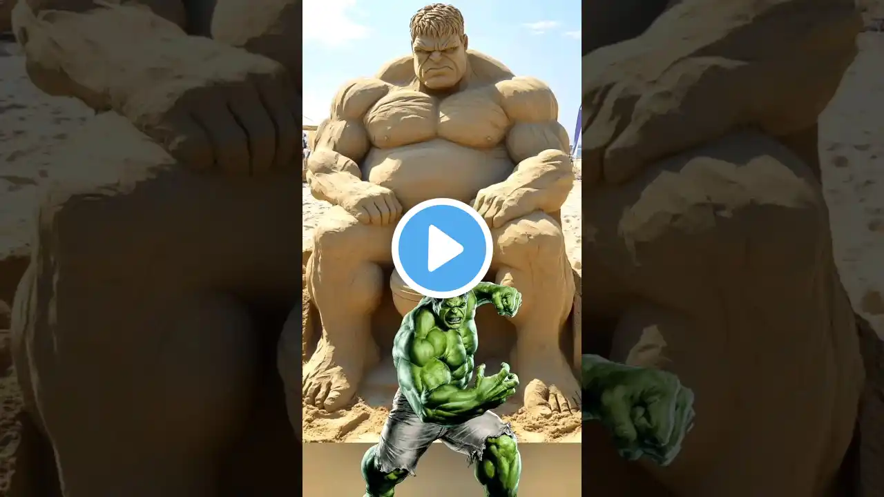 🔴Fat Superheroes on toilet but sand statue | All Characters💥 #marvel #avengers #funny #shorts