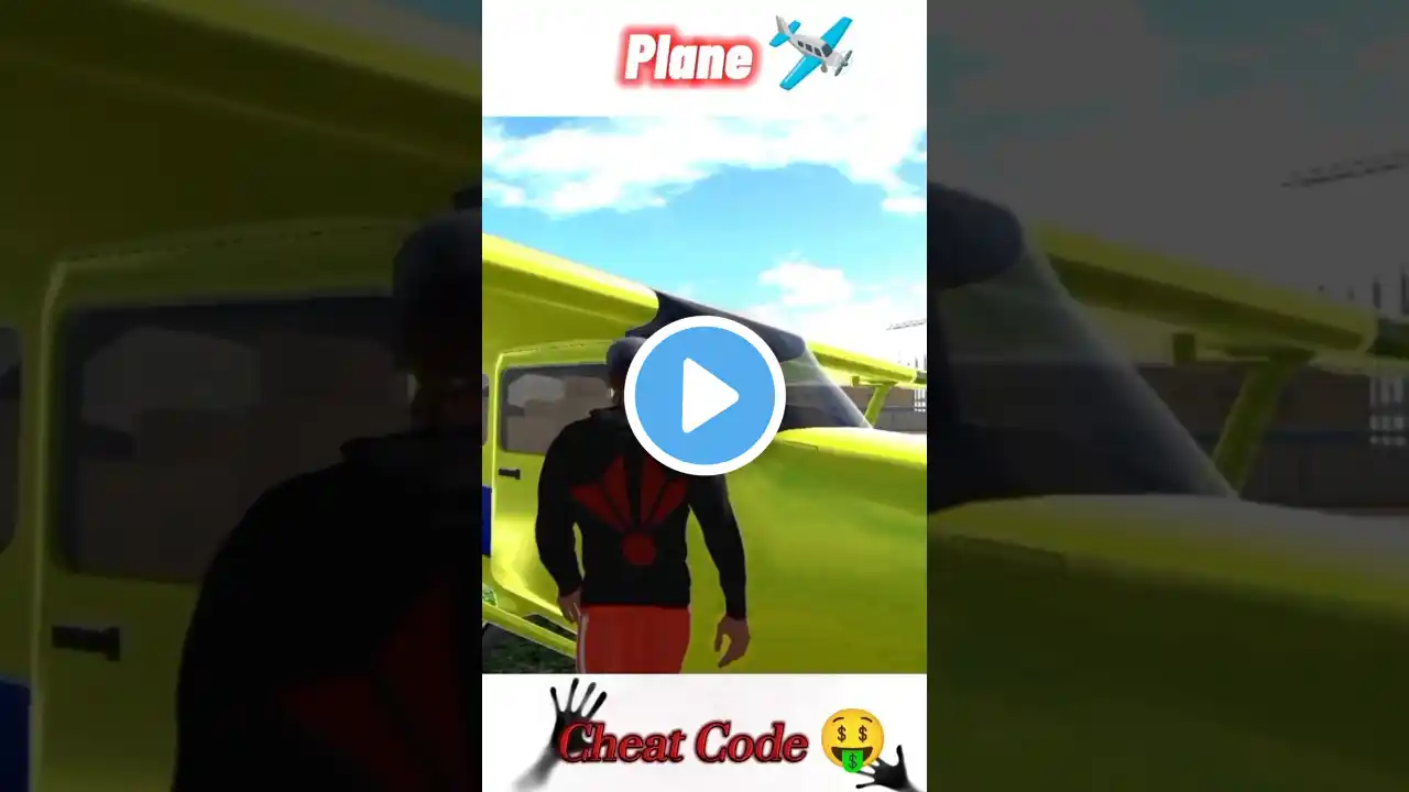 Plane Cheat Code 🤑 in Indian bike driving 3d #shorts #ytshorts #games