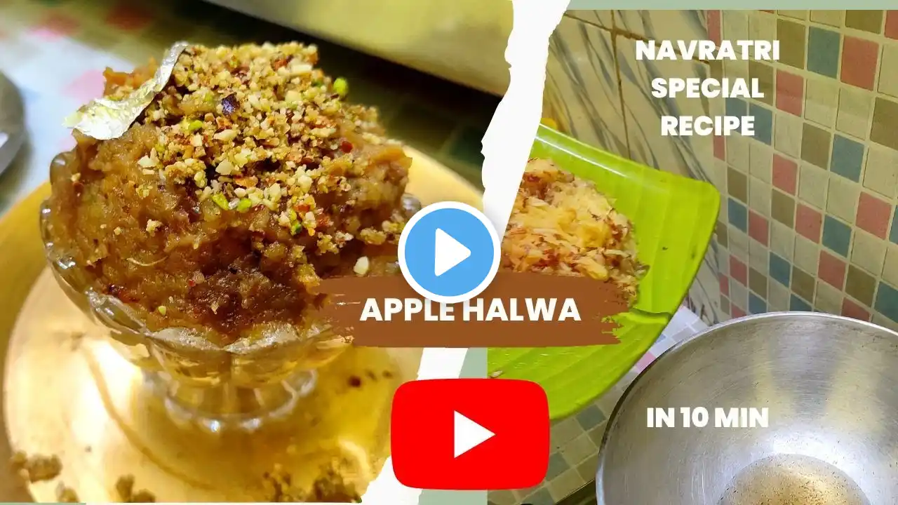 Apple halwa recipe 🍎| सेब का हलवा रेसिपी |🍎 how to make apple halwa 🥰-Mukhuty's Veg Kitchen