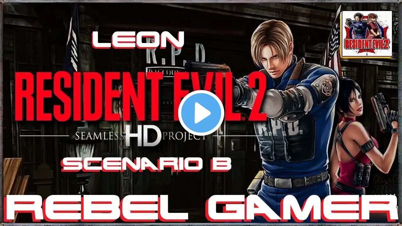 Resident Evil 2: Seamless HD Project v2.0 - Leon Scenario B (Full Playthrough) - PC