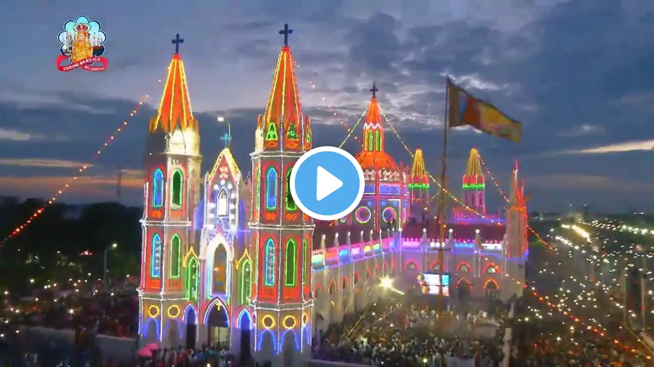 "The Spectacular Car Procession at Velankanni Shrine 2023"