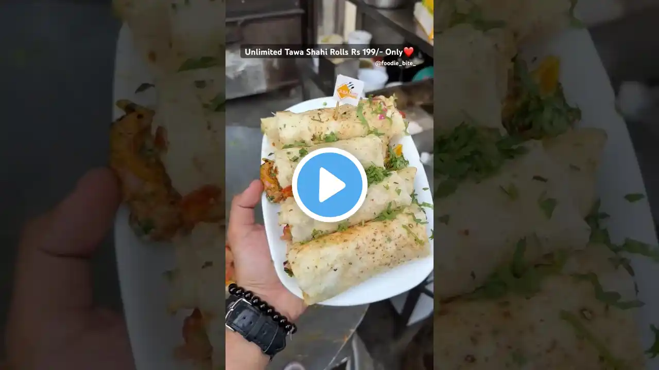 spicy paneer veg tawa shahi roll Rs 199/-👌🥵#trending #shorts #video ‪@NikkuAnujVlogs‬