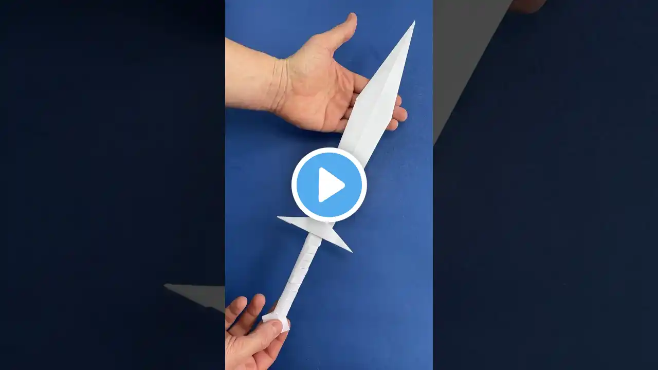 Paper Sword of the Hobbit Frodo from Lord of the Rings | Sword Sting | Paper Weapons #shorts