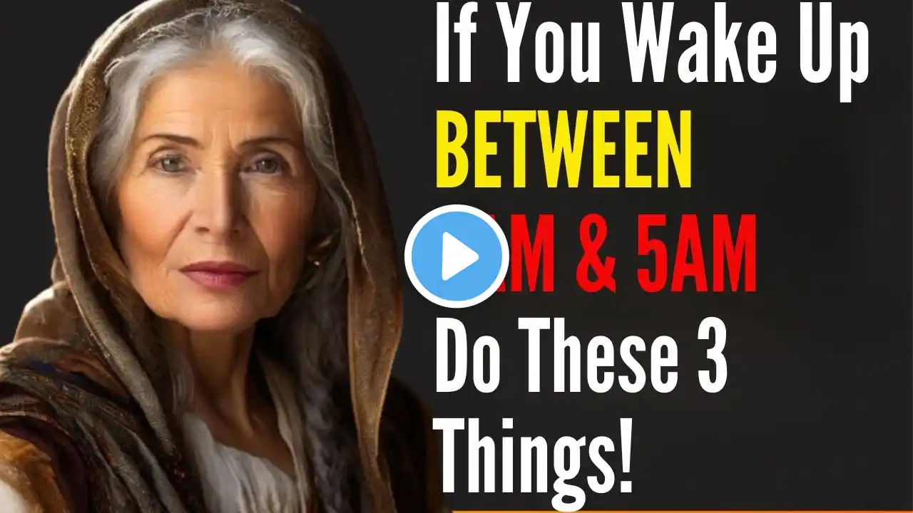 If You Wake Up Between 3AM & 5AM... DO THESE 3 THINGS!