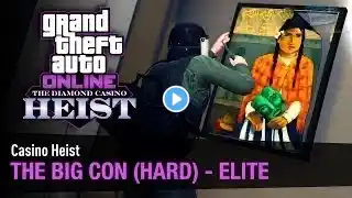 GTA Online PS5 Casino Hiest “The Big Con” 2- Players (Elite Challenge Hard Mode)