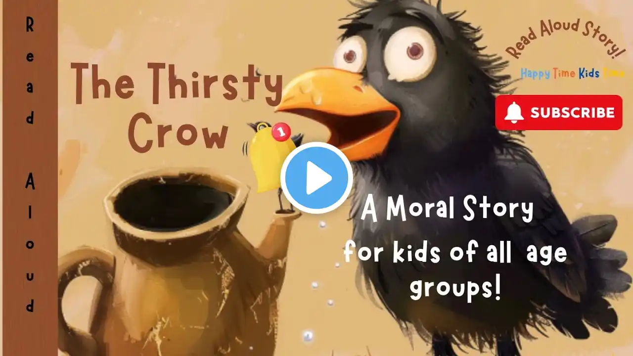 THE THIRSTY CROW | A Timeless Moral Story for Kids | Best Short Stories for Kids in English