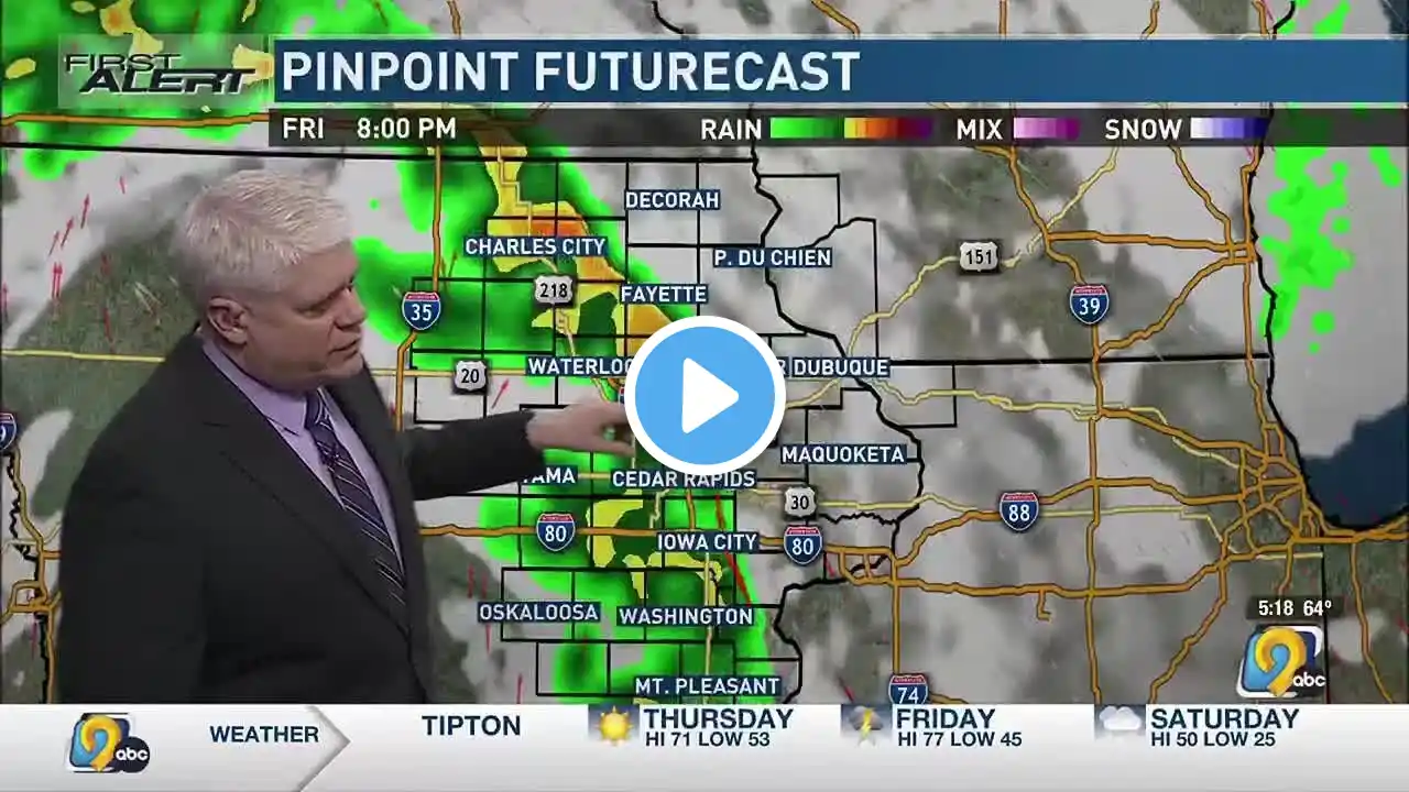 First Alert Forecast: Wednesday Evening, March 12th