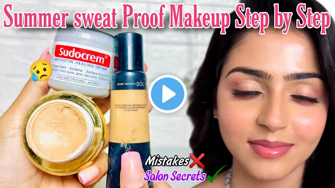 WaterProof And Sweat-Proof Your Makeup … Complete step by step Guide | Summer Makeup base