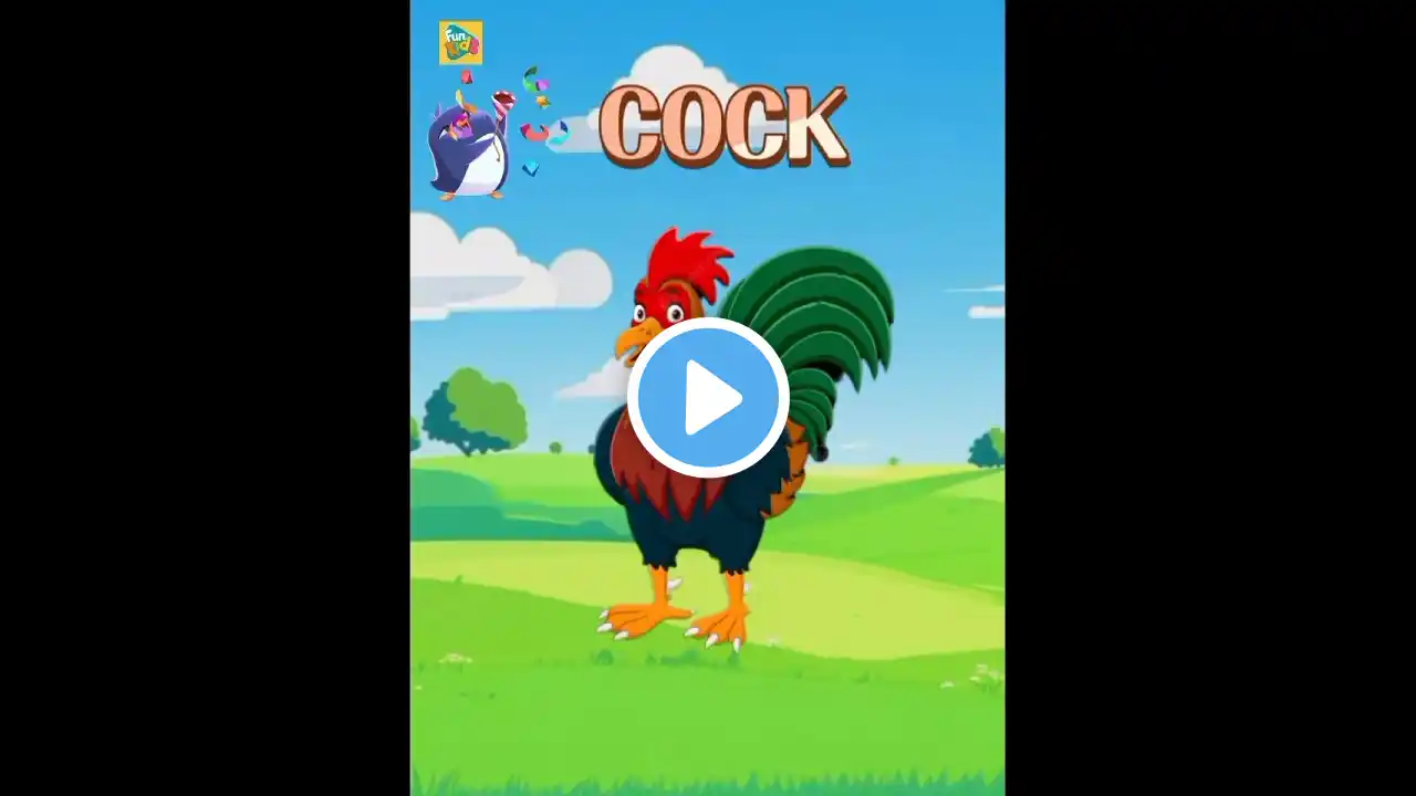 Hen Family | #funny #game #abcd #kids #cartoon #learnabc #alphabet #shortsfeed  #shorts #kidsvideo