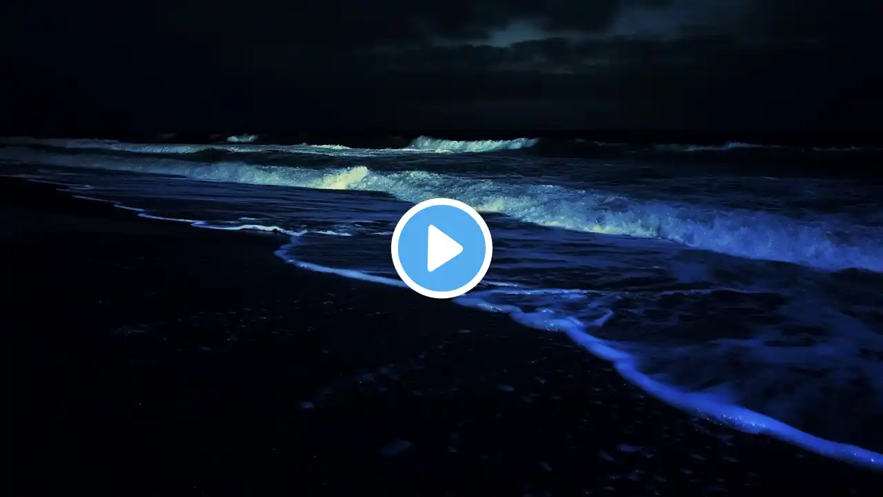 Ocean Sounds for Deep Sleep | Best Insomnia Healing With Ocean Sounds Of Rolling Peaceful Night