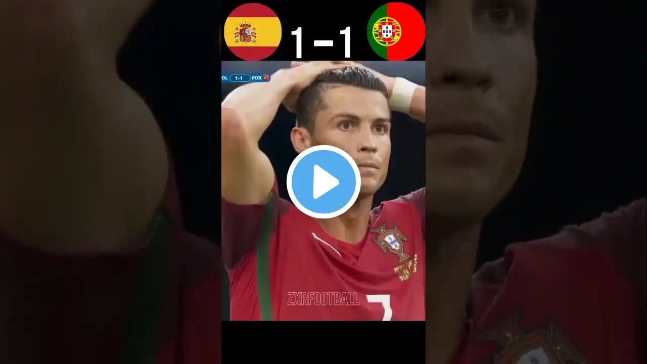Portugal vs Spain 3-2Ronaldo vs Yamal | imaginary world cup final 2026 #ronaldo #shorts #football