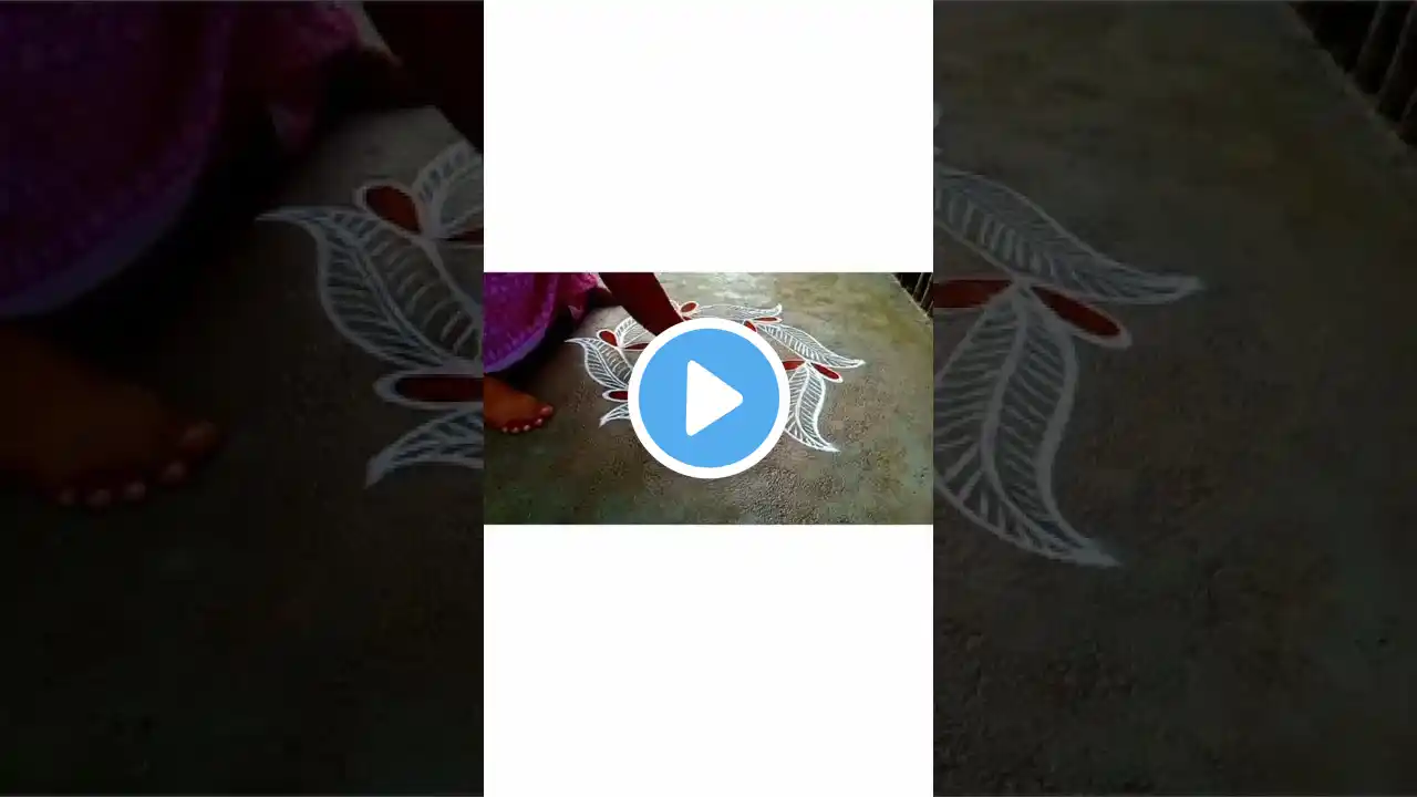 Aippasi madham traditional beautiful super easy rangoli/padi velli friday kolam/ tamilar rangoli