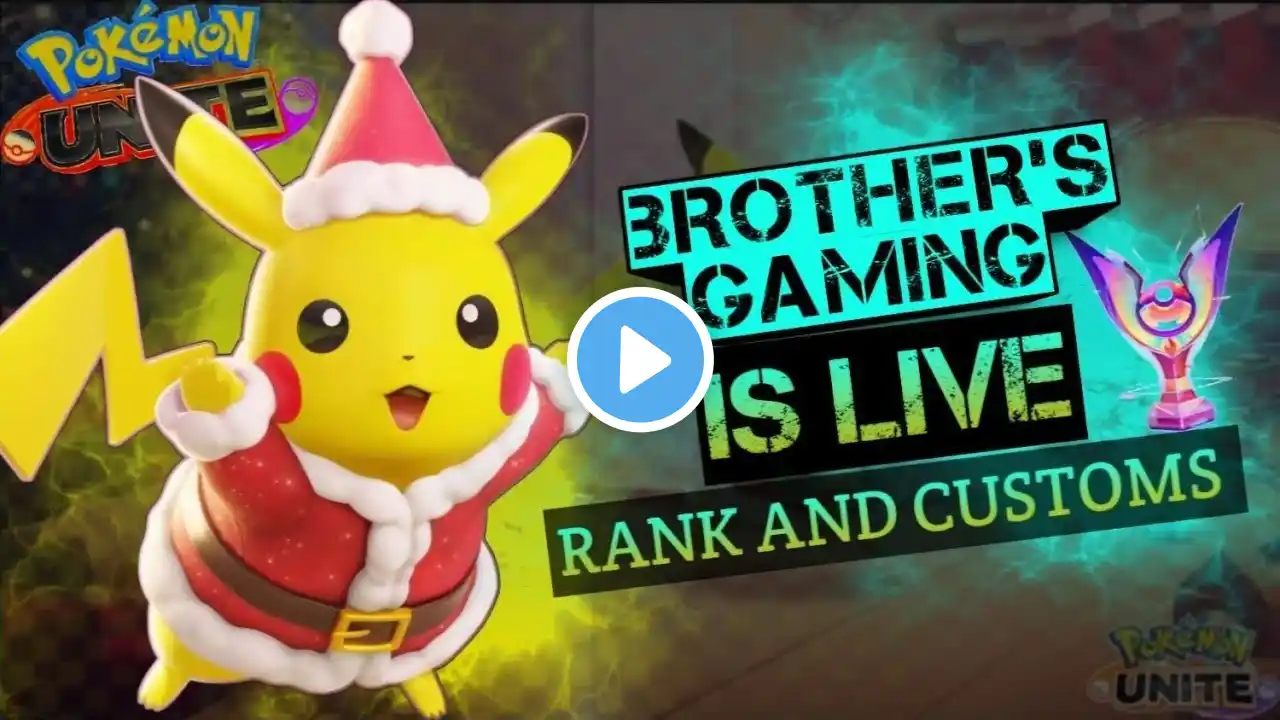 Pokemon Unite LIVE Rank Push |PLAY WITH US LIVE|#pokemonunite #virallive #livestream #Viral #yt