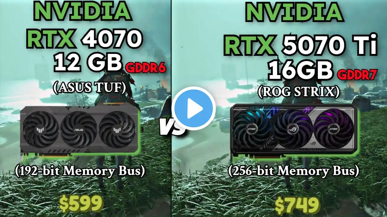 RTX 5070Ti : 1440p DOMINANCE vs RTX 4070!