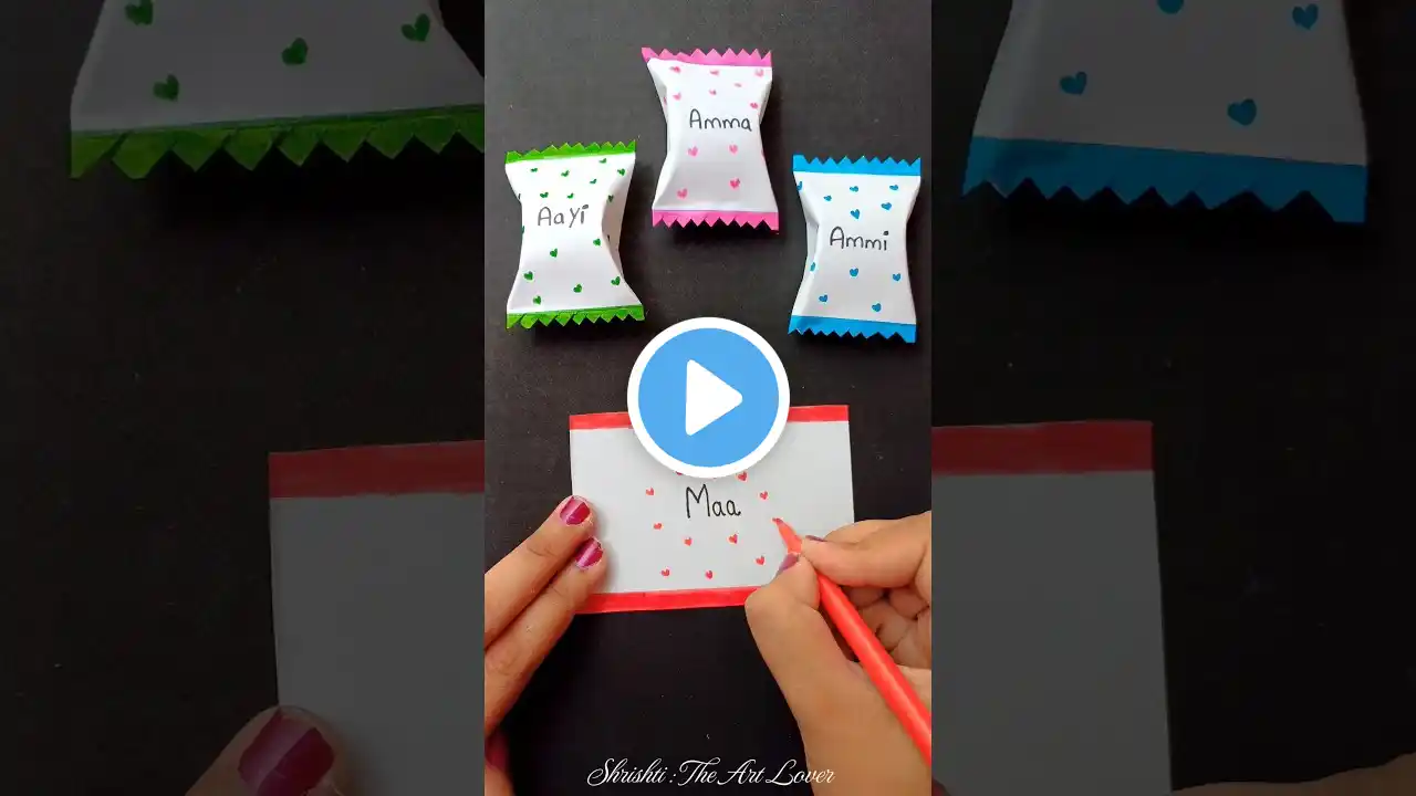 😍 Cute 😍 Mother's Day Gift / paper chocolate gift #shorts #youtubeshorts #shortvideo #mother #diy