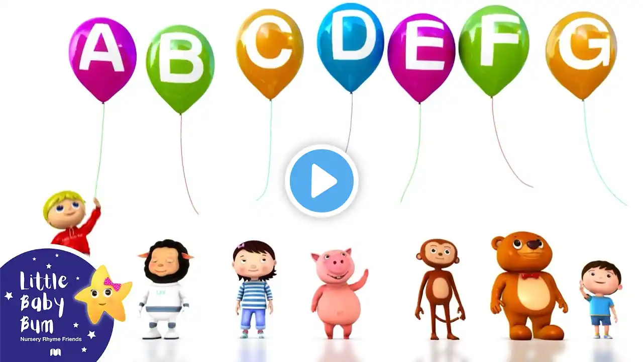 Alphabet Party + More Nursery Rhymes & Kids Songs - ABCs and 123s | Learn with Little Baby Bum