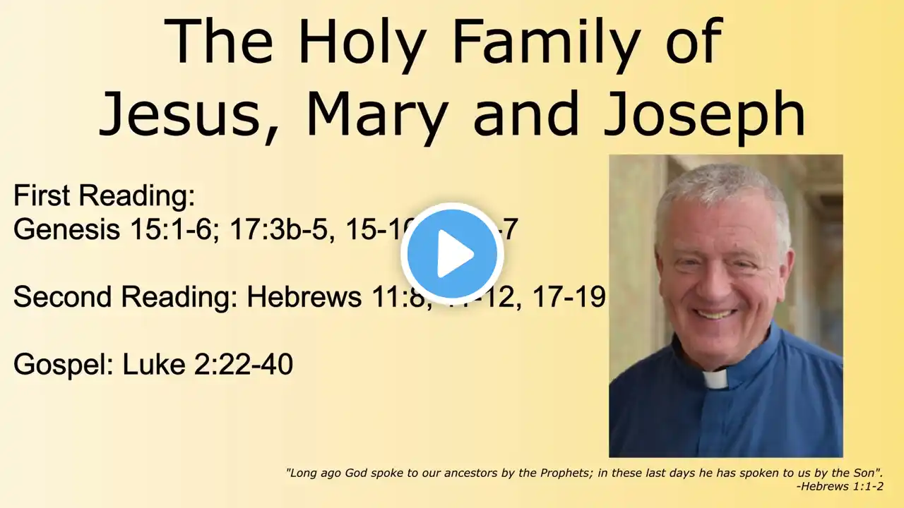 Feast of the Holy Family of Jesus, Mary and Joseph -  St. Francis of Assisi, Kitchener