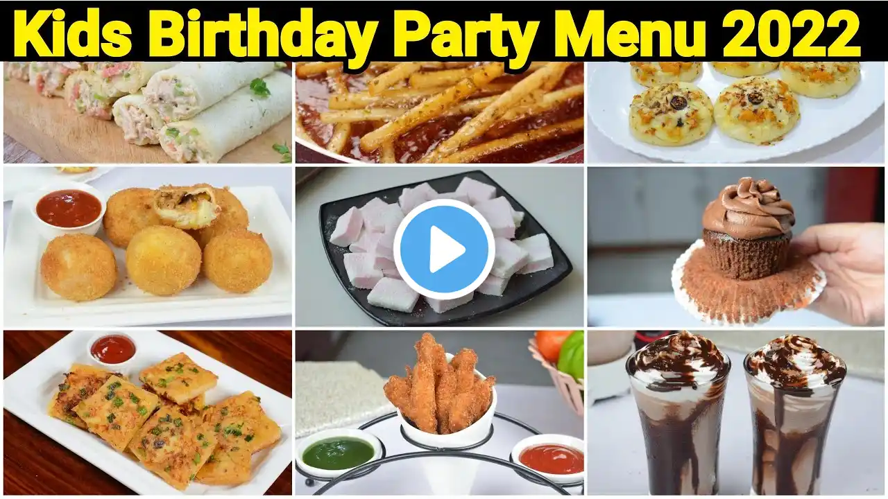 Top 9 Recipes for Parties & Birthdays by (YES I CAN COOK)