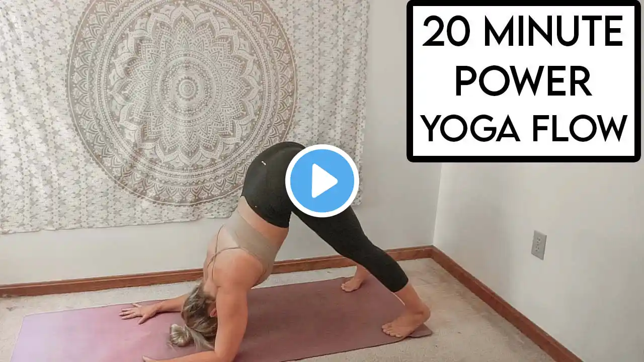 20 Minute Power Yoga Flow | ALL LEVELS YOGA | JULIE HENDERSON YOGA