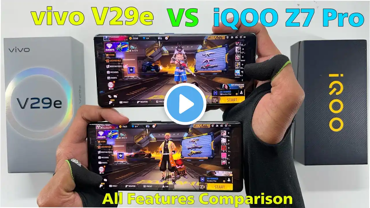 iQOO Z7 Pro vs Vivo V29e speed test and comparison all features