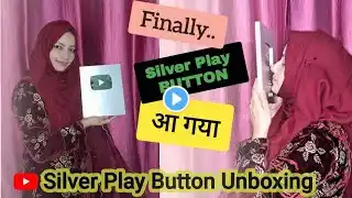 Finally मेरा Silver Play Button आ गया😱🔥|Thank You For 100K ❤️| silver play button unboxing🥰🤌 #vlog1