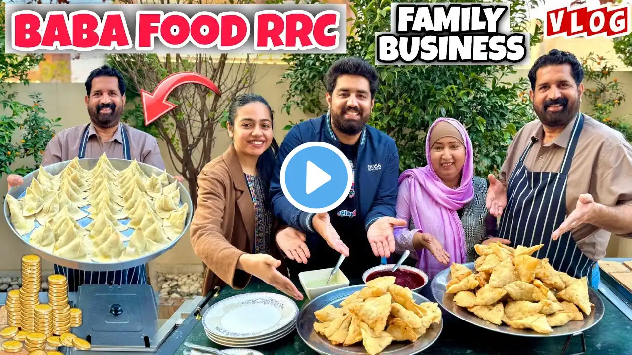 BIGGEST ALOO SAMOSA PARTY EVER! 🥳 | Family Business Vlog 😍 | BaBa Food RRC Vlogs