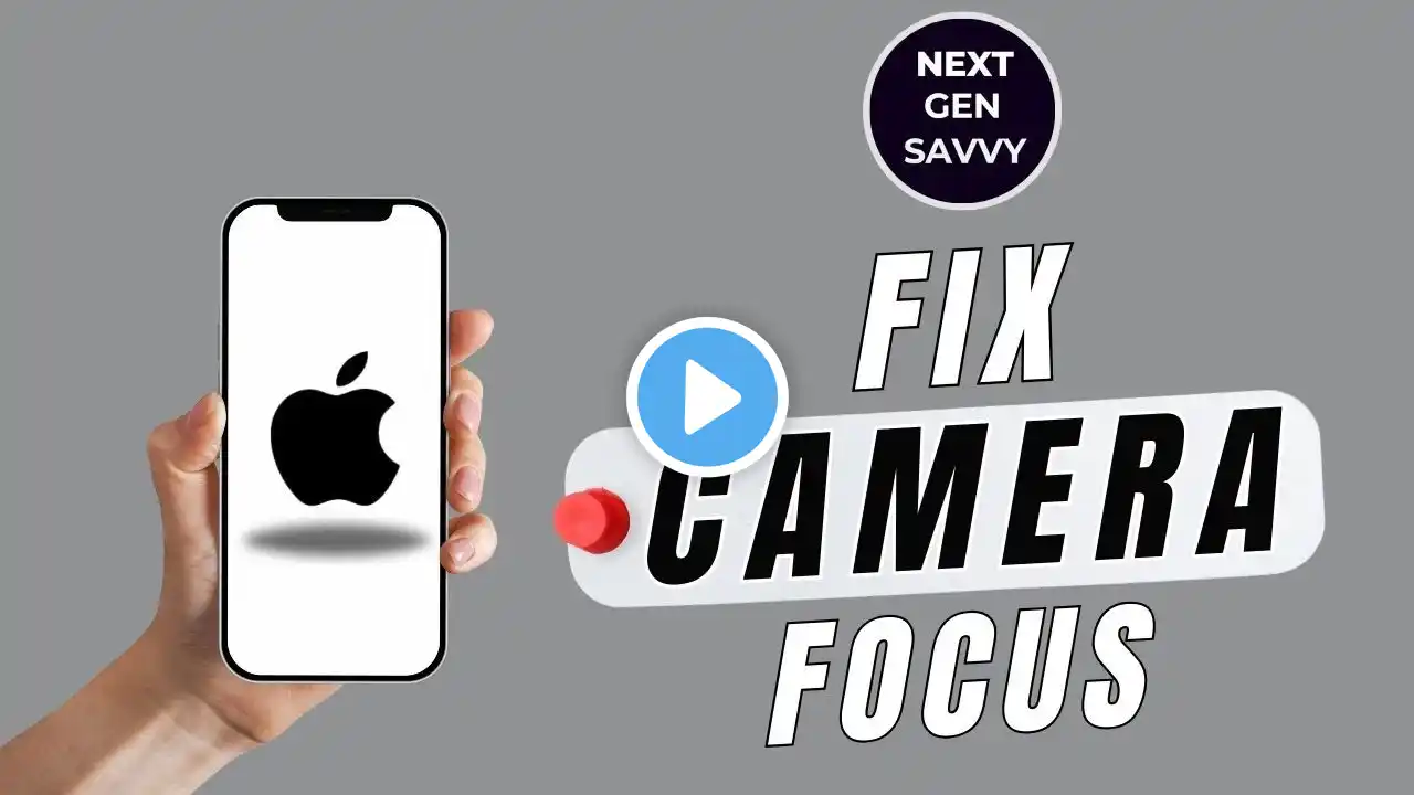 How To Fix iPhone 16 Pro  Max Camera Focus Issue