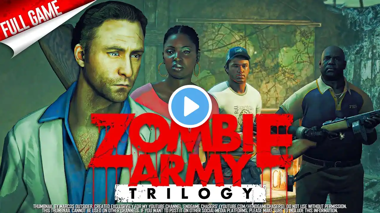 Zombie Army Trilogy (PC) No Commentary Longplay [4K 60fps] CO-OP, L4D2 Survivors