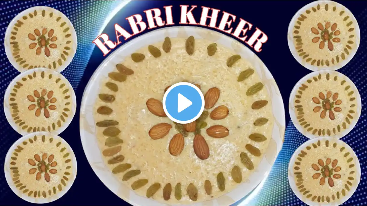 Rabri kheer recipe / Rabdi kheer in traditional style by cook with imran,