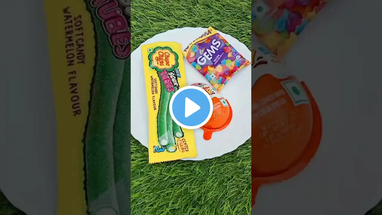 Kinder Joy Chupa Chups Tubes and Gems #shorts #youtubeshorts