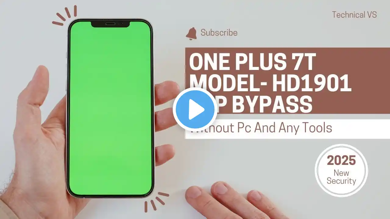 Oneplus 7t Frp Bypass |Google Account Latest Security Oneplus 7t Frp Lock Bypass Without Pc 2025 new