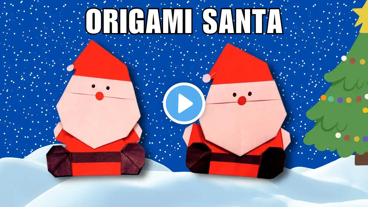 Origami Santa