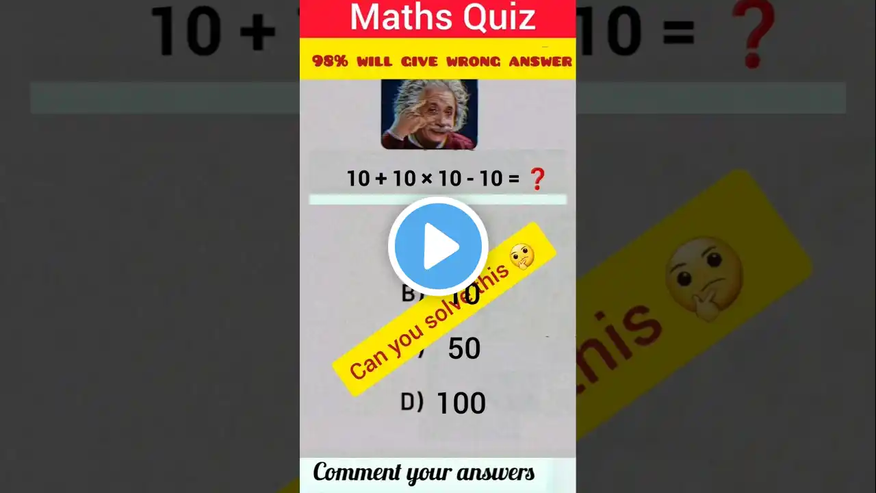 Can you solve this🤔| Math Quiz | IQ test | Mind boggling #mathtricks #viral #matholympiad #shorts