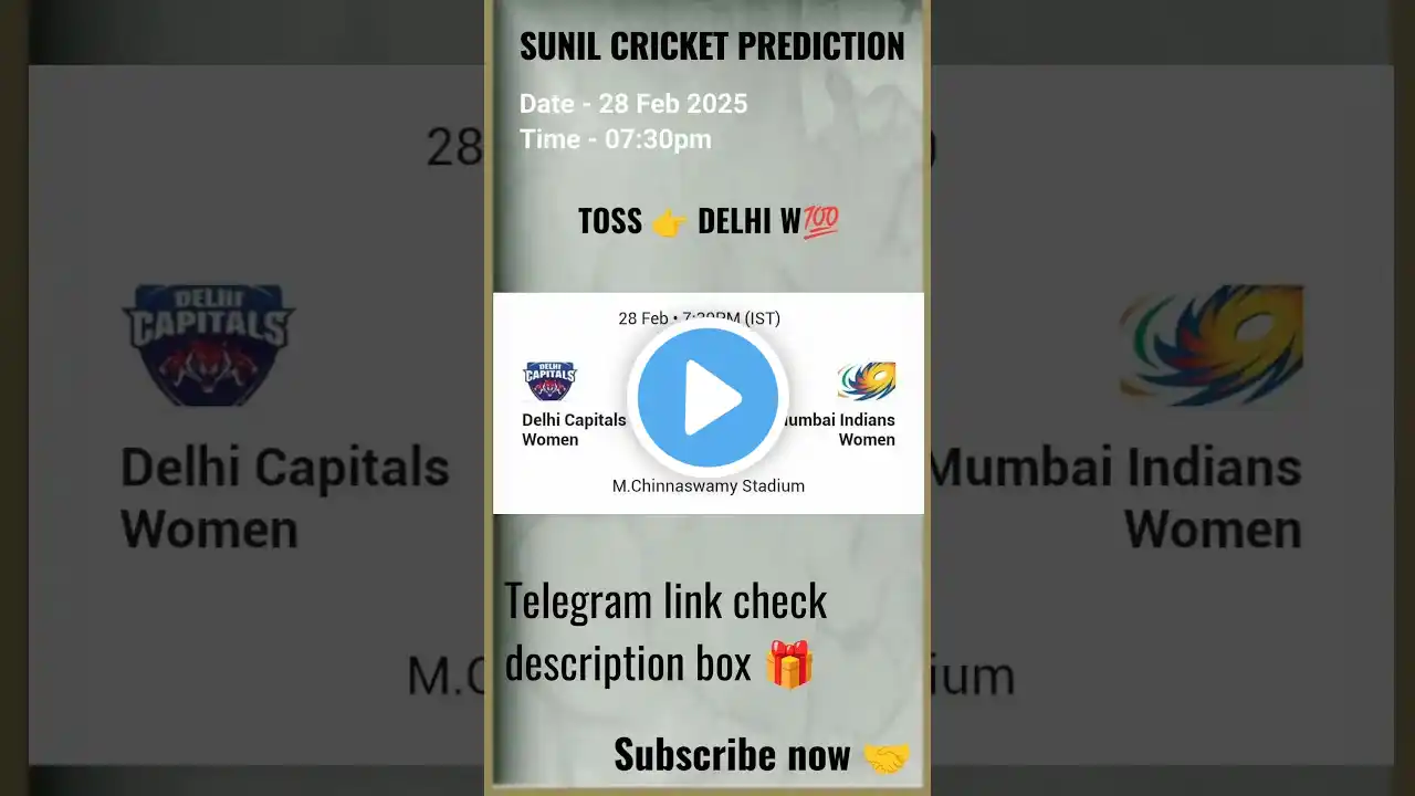 Delhi w vs Mumbai w toss prediction 😍 | Wpl 2025 | today toss prediction