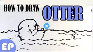 How to Draw an Otter (Cute) - Easy Pictures to Draw