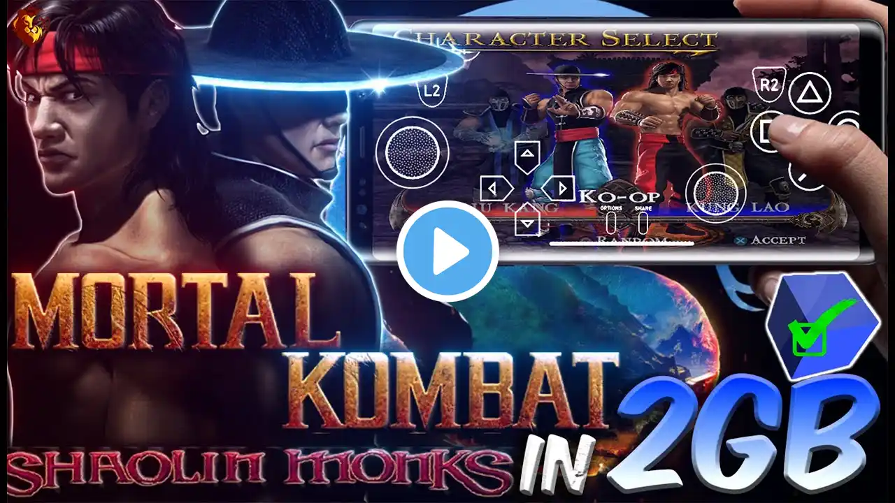 🔥How To Download Mortal Kombat: Shaolin Monks PS2 Game On Android | AetherSX2 60 FPS No Lag Setting