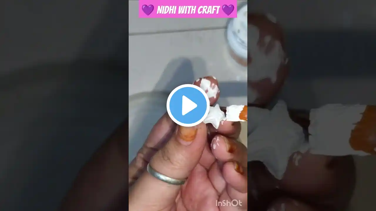 How to make a hair clip with mouldit clay. Star hairclip.#trending#shorts#viral#clay#nidhiwithcarft