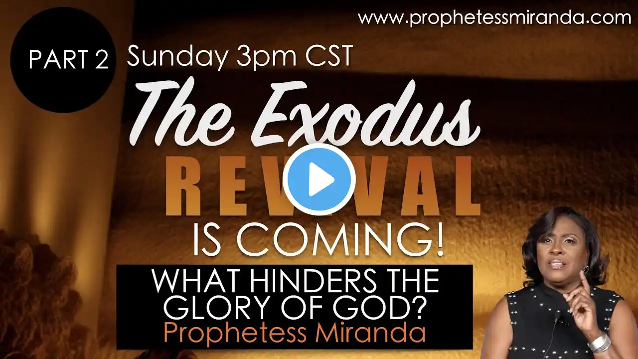 What Hinders The Glory Of God? | Prophetess Miranda | Nabi' Healing Center Church