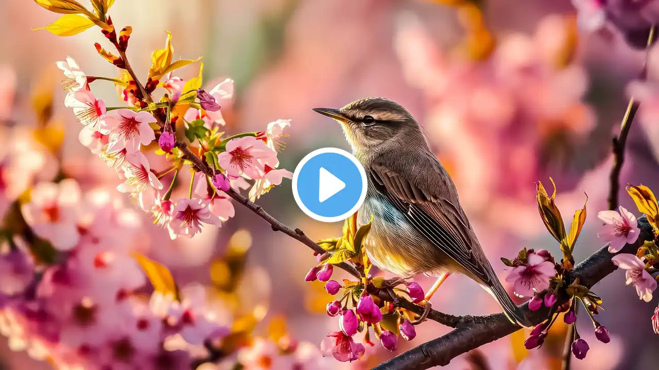 Sunny Spring Day ☀️ Beautiful Relaxing Music with Bird Sounds, Nature Sounds, Forest Sounds